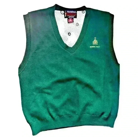VTG WeatherBoss Rainswetter Sz L water Golf Vest Rain Repellent Windproof - Picture 1 of 14